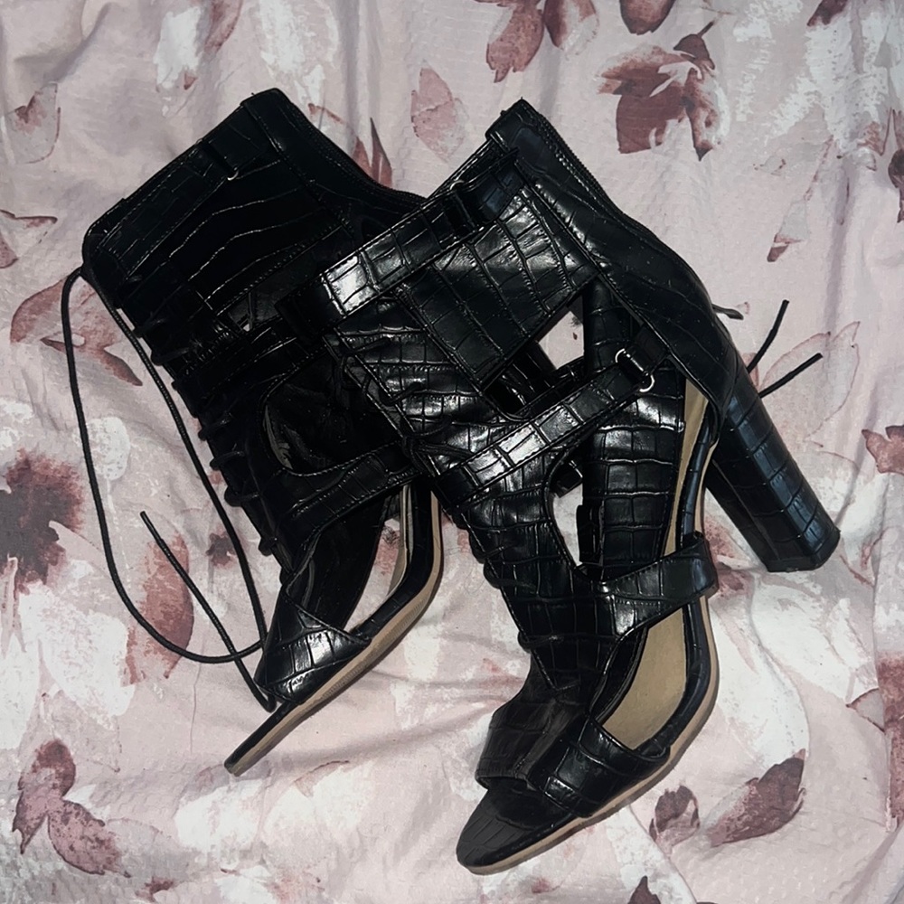 Open Toe Booties - image 1